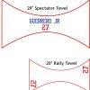 Guerrero Jr. #27 Towels - Image 2